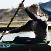 Férfi hosszú ujjú, Tecnostretch™ Performance evezős aláöltözet - Zöld, oldalról